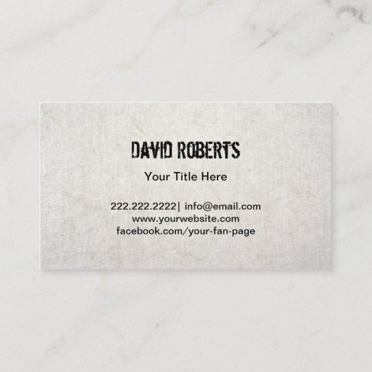 Martial Arts School Karate Dojo Black Belt Master Visitekaartje (Achterkant)