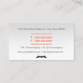 Martial Arts School / Karate dojo Visitekaartje (Achterkant)