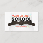 Martial Arts School / Karate dojo Visitekaartje (Voorkant)