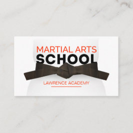 Martial Arts School / Karate dojo Visitekaartje