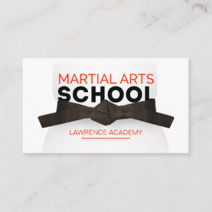 Martial Arts School / Karate dojo Visitekaartje