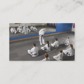 Martial Arts School Visitekaartje (Achterkant)