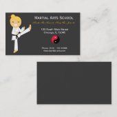 Martial Arts School Visitekaartje (Voorkant / Achterkant)