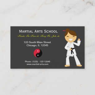 Martial Arts School Visitekaartje