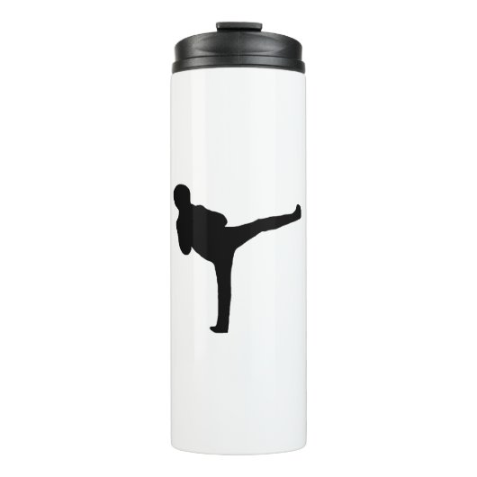 Martial Arts Side Kick Thermosbeker (Voorkant)