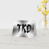 Martial Arts Silver TKD Kaart (Gele Bloem)