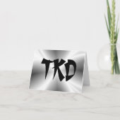 Martial Arts Silver TKD Kaart (Voorkant)