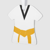 Martial Arts Sinaasappel Belt Uniform Ornament (voorkant)