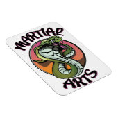 Martial Arts Snake Magneet (Rechterzijde)