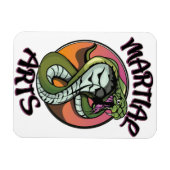 Martial Arts Snake Magneet (Horizontaal)