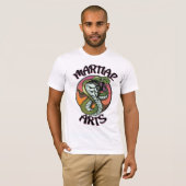 Martial Arts Snake T-shirt (Voorkant volledig)