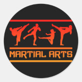 Martial Arts stickers (Voorkant)