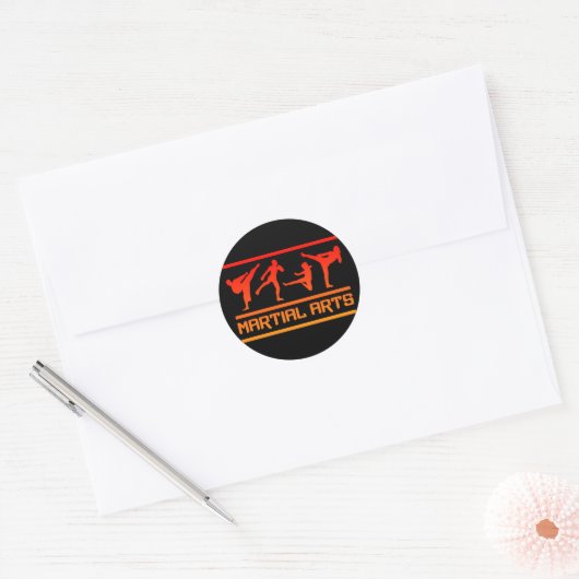 Martial Arts stickers (Envelop)