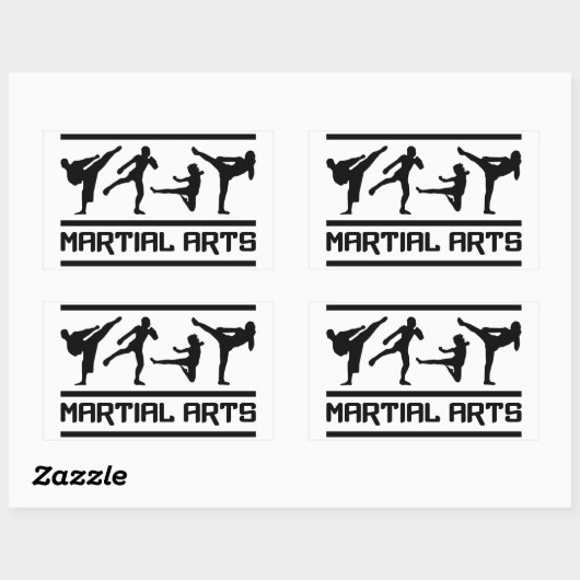 Martial Arts stickers (Vel)