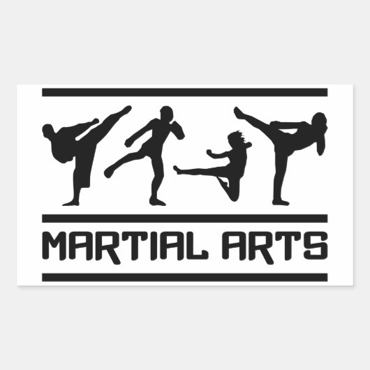 Martial Arts stickers (Voorkant)