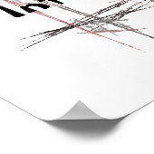 Martial Arts Taekwondo Tenets Integriteit Poster (Hoek)