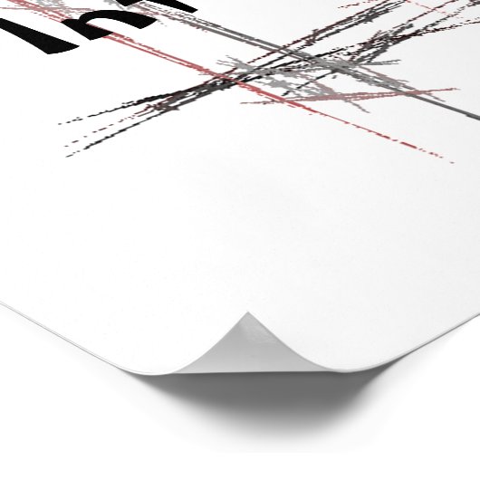 Martial Arts Taekwondo Tenets Integriteit Poster (Hoek)