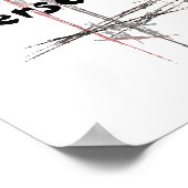 Martial Arts Taekwondo Tenets Perseveration Poster (Hoek)