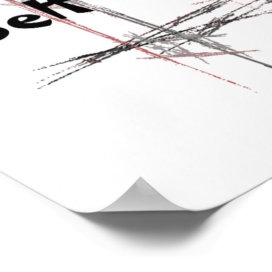 Martial Arts Taekwondo Tenets Self Control Poster (Hoek)