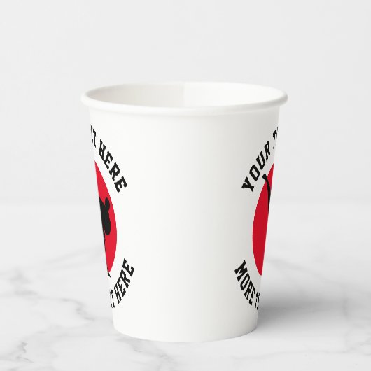 Martial arts thema kind's karate Verjaardagsfeest Papieren Bekers (Links)