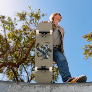 Martial Arts Tijger Persoonlijk Skateboard