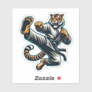 Martial Arts Tijger Sticker