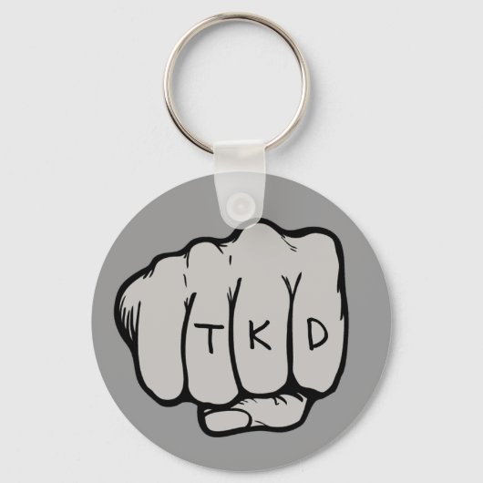 Martial Arts TKD Fist Sleutelhanger (Voorkant)