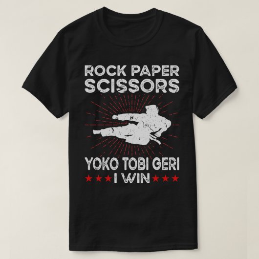 Martial Arts Training Tobi Geri Grappig Karate T-shirt (Design voorkant)
