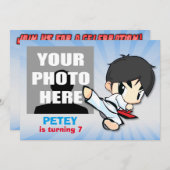 Martial Arts Uitnodiging - CUSTOM (Voorkant / Achterkant)