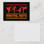 Martial Arts visitekaartjes - pas aan! (Voorkant / Achterkant)