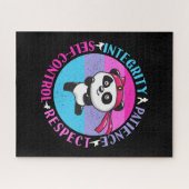 Martial Arts Waarden - Girly Karate Mindset Legpuzzel (Horizontaal)