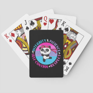 Martial Arts Waarden - Girly Karate Mindset Pokerkaarten