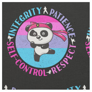 Martial Arts Waarden - Girly Karate Mindset Stof