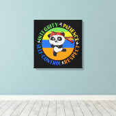 Martial Arts Waarden - Jongens Karate Mindset Canvas Afdruk (Insitu (Houten vloer))