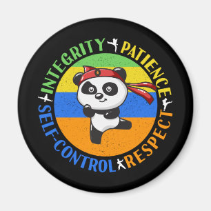 Martial Arts Waarden - Jongens Karate Mindset Magneet