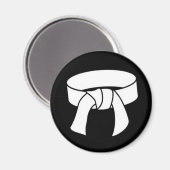 Martial Arts witte riem magneet (Voorkant / Achterkant)