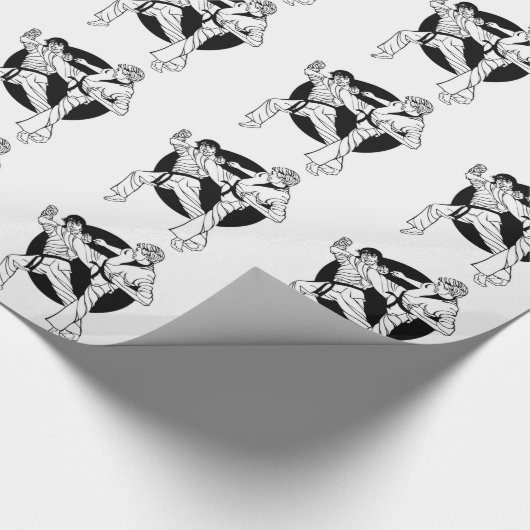 Martial Arts Wrapping Paper Cadeaupapier (Hoek)