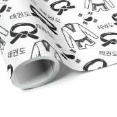 Martial Arts Wrapping Paper Cadeaupapier (Rol Hoek)