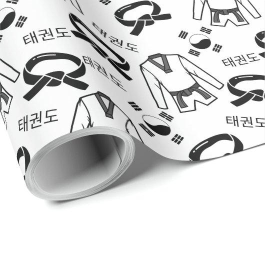 Martial Arts Wrapping Paper Cadeaupapier (Rol Hoek)