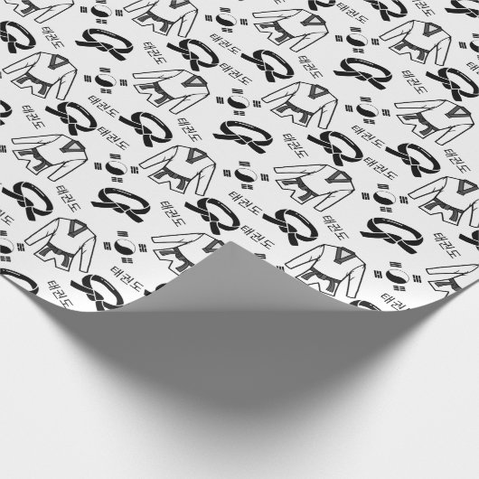 Martial Arts Wrapping Paper Cadeaupapier (Hoek)