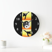 Martial Arts Yin Yang Clock Grote Klok (Huis)