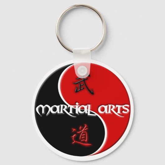 Martial Arts Yin Yang Sleutelhanger (Voorkant)