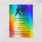 Martial Arts Zelfverdediging Visitekaartje (Voorkant)