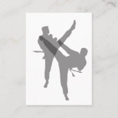 Martial Arts Zelfverdediging Visitekaartje (Achterkant)
