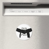 Martial Arts Zwart Riem TKD Mam Magneet (Insitu (Vaatwasser))