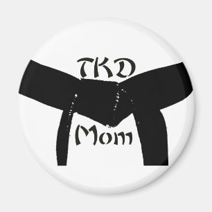 Martial Arts Zwart Riem TKD Mam Magneet