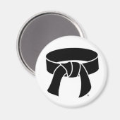 Martial Arts Zwarte Rank Riem Magneet (Voorkant / Achterkant)
