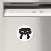 Martial Arts Zwarte Rank Riem Magneet (Insitu (Vaatwasser))