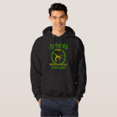 Martial Capoeira Omdat Als Het Leven Je Trappen Ge Hoodie (Voorkant volledig)