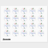 Martial Charts FX Ronde Stickers (Vel)